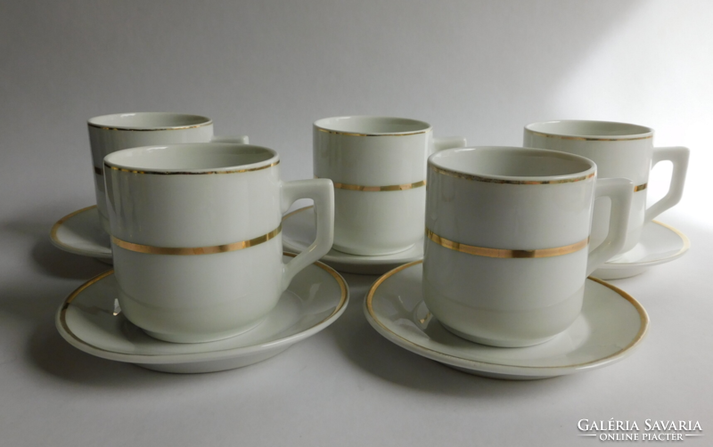 Antique Zsolnay coffee house coffee set