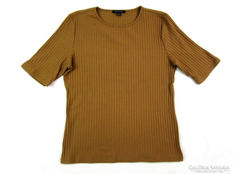 Original tommy hilfiger (m) elegant short-sleeved women's elastic super top