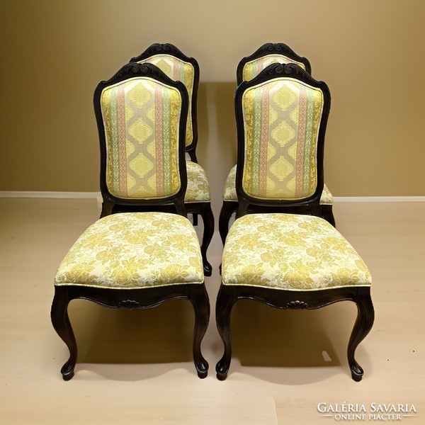 4 db antik stílusú támlás szék egyben vagy kettesével