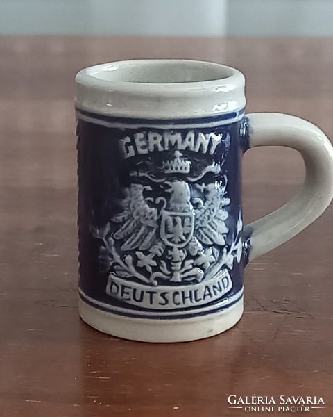 Mini mug with germany deutschland bayern emblem