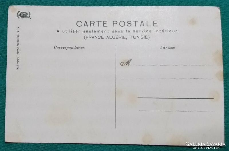 Antik üdvözlő képeslap