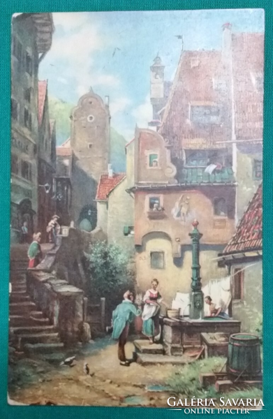 Antique greeting card - stengel