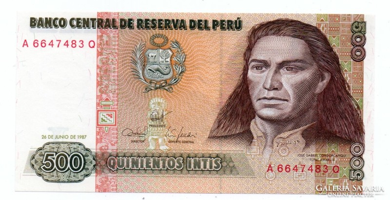 500     Intis   1987     Peru