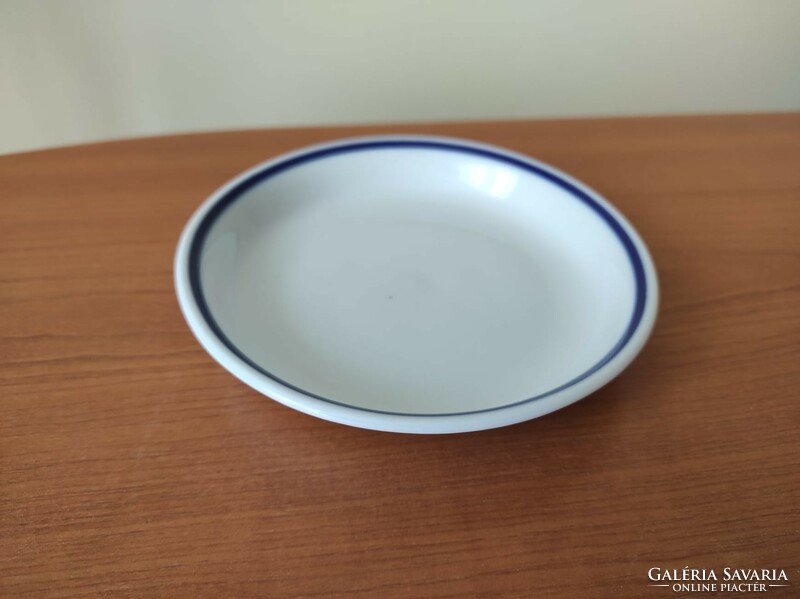 Zsolnay blue striped small plate 13 cm