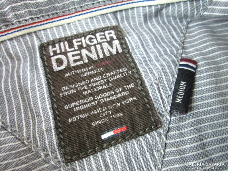 Original tommy hilfiger (m) elegant short-sleeved women's shirt