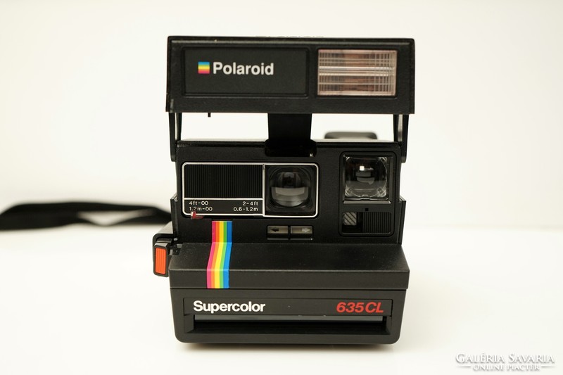 Retro polaroid supercolor 635cl camera / old / black