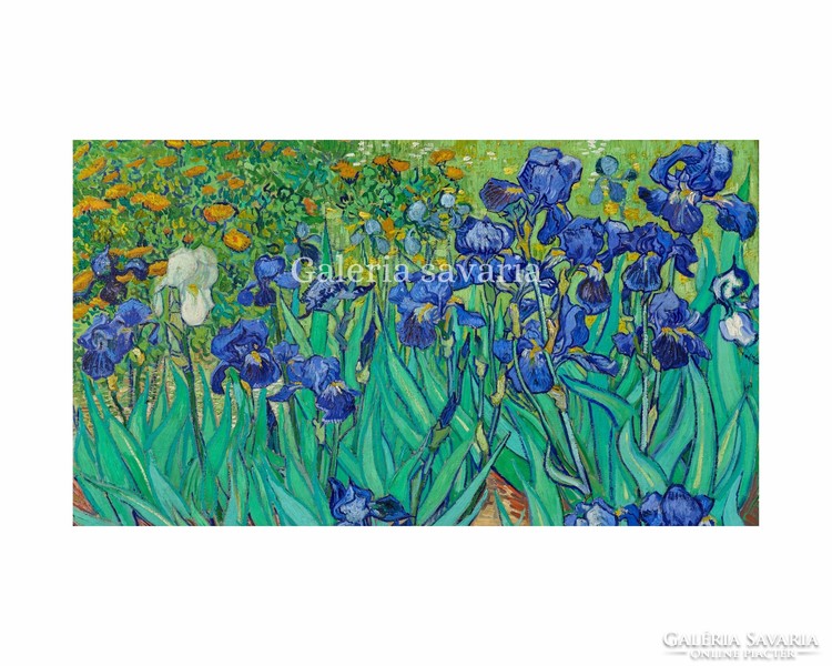 Impressionist painting, reproduction of Vincent van Gogh's work, 52 cm wide