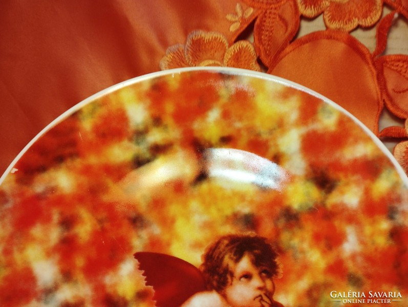 Angelic porcelain plate