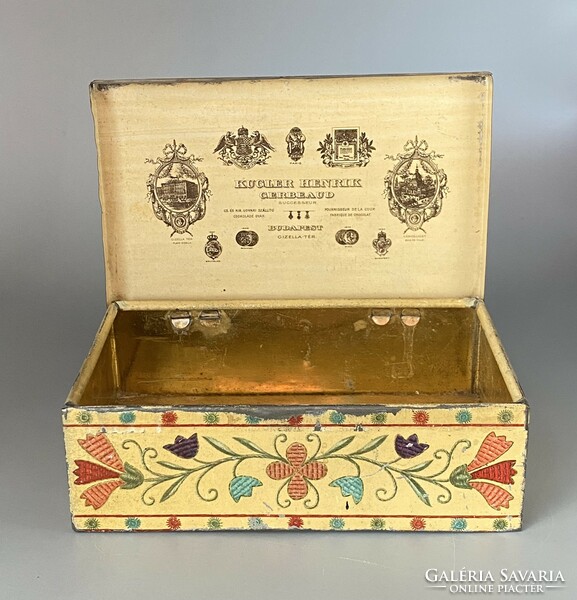 Gerbeaud kugler henrik metal box circa 1890-1910 in nice condition