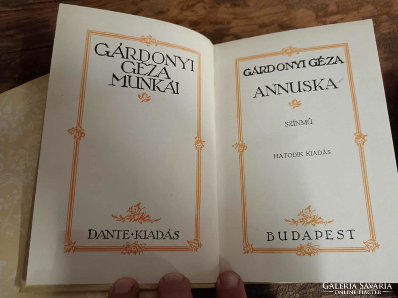 Gárdonyi Géza munkái sorozatból 4 rész, 5 darab könyv egyben eladó, 20. század elejei antik könyvek