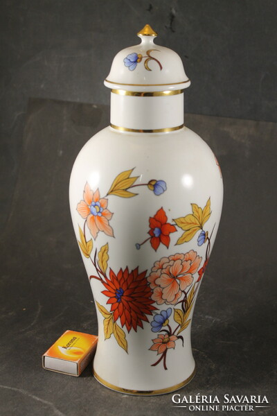 Hollóházi fedeles váza 838