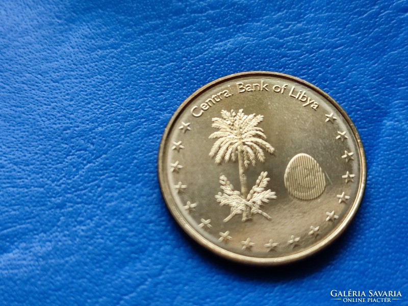 Libya 1/4 dinar 2014 / 1435 palm trees! Holographic! Rare! Ouch!