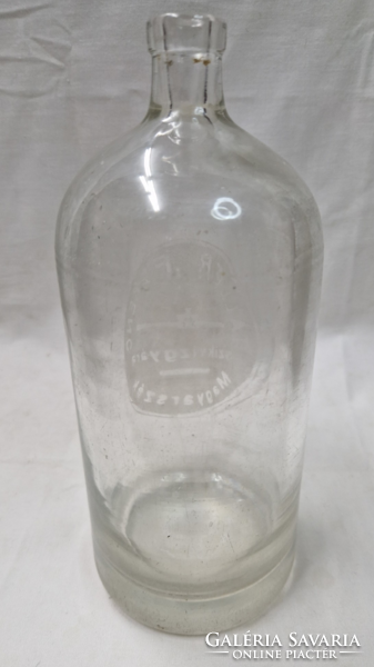Old soda bottle, Ferenc Taller's sikvíz factory with the inscription Magyarszék without a head