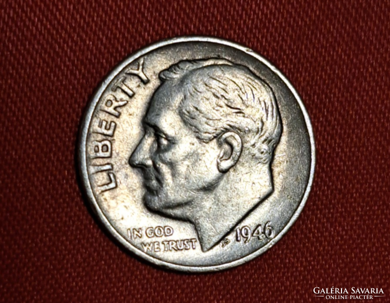 1945. USA ezüst Roosevelt 1 dime (1605)