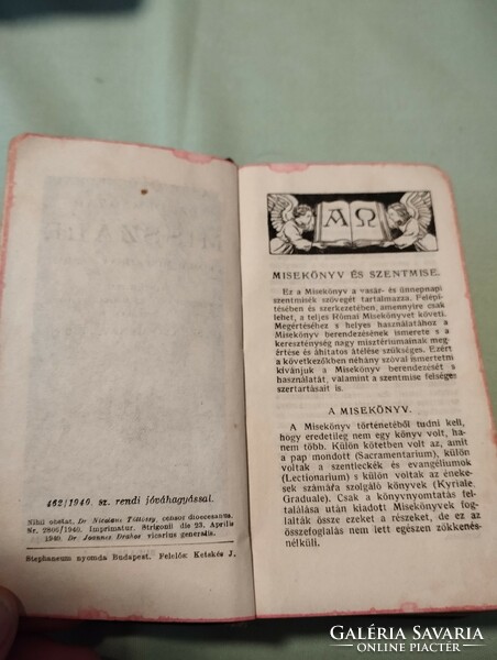 Dr. Szunyogh xav. Ferenc: missal book, prayer book