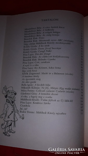 1985. Bodor Ferenc - Nagymama képeskönyve mese könyv a képek szerint MINERVA