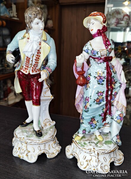 Antik Rudolstadt-Volkstedt figurák