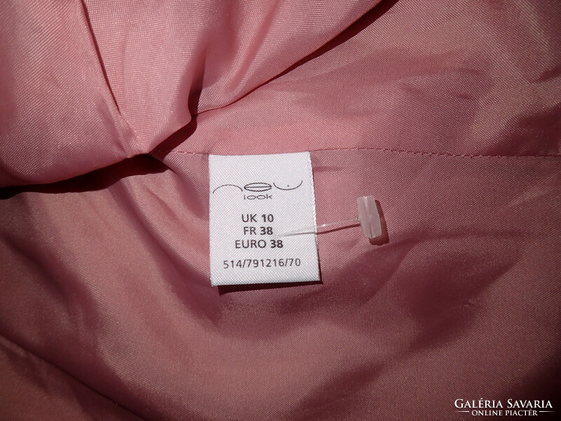 Új, New Look márkájú, 38-as méretű, halvány rózsaszín női tavaszi átmeneti kiskabát kabát