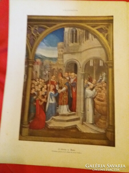 Old hans memling - picture study a/3 with color prints according to the pictures