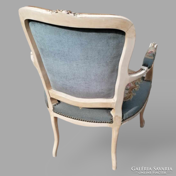 Neo-baroque arm chair with Goblen pattern