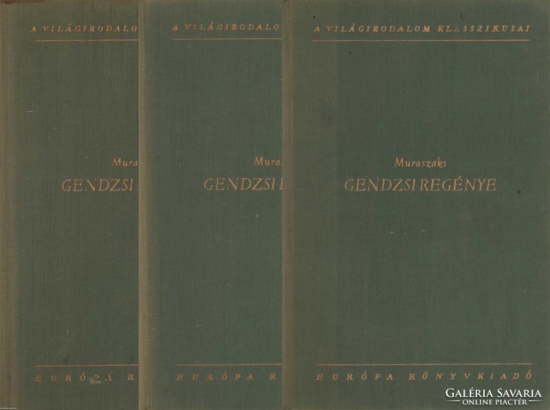 Muraszaki/Hamvas Béla: Gendzsi regénye I-III.