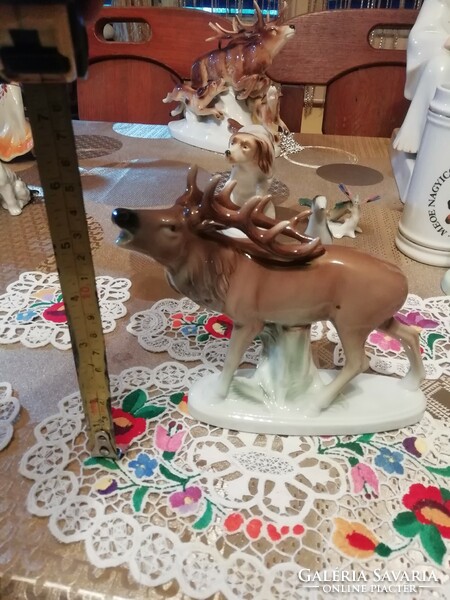 Numbered from antique porcelain deer collection