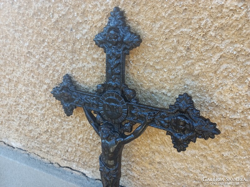 Antique cast iron cross