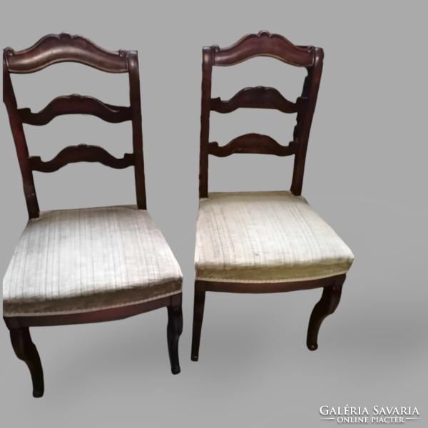 Neobarokk mahagóni székek