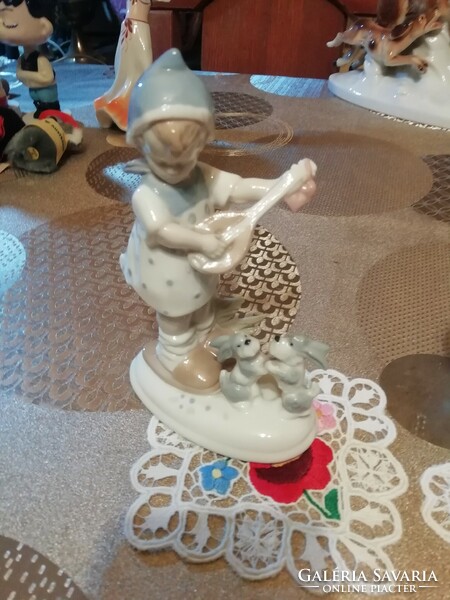 Antique porcelain little girl from a German collection