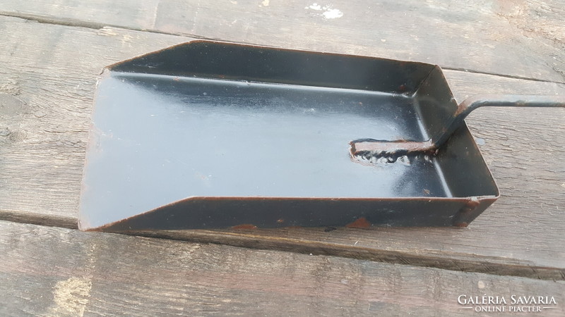 Old iron small shovel for fireplace