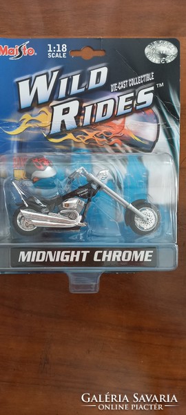 Wild Rides-Midnight Chrome motor modell 1:18
