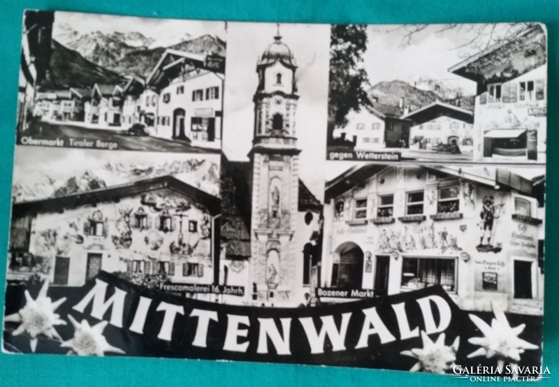 Németország Mittenwald fotó képeslap