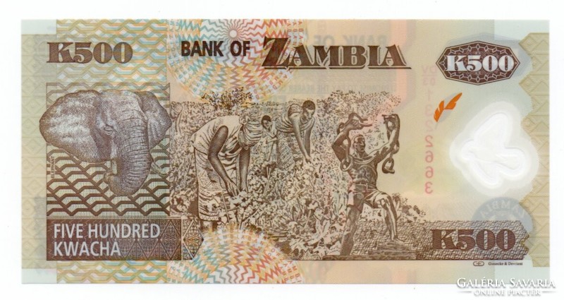 500    Kwacha     2011     Zambia