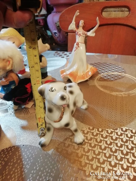 Antique porcelain dog from 4 collections