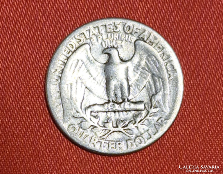 1942.  USA ezüst negyed dollár, 25 Cent  (760)