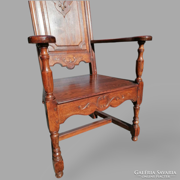 Antique Neo-Renaissance throne chair, chair, arm chair