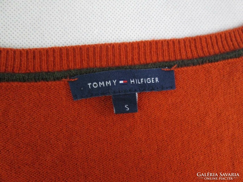 Original tommy hilfiger (s) long sleeve women's lightweight elastic top