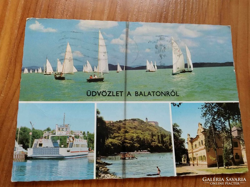 Balaton, hajó, vitorlás, 1979-ből