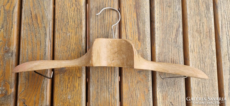 Antique wood and iron hanger