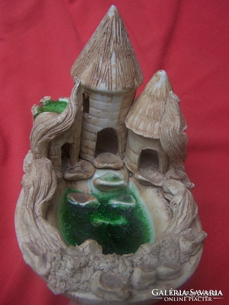 Enchanted castle - romantic, sometimes glass-glazed ceramic castle