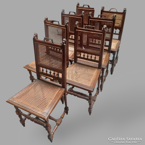 Neo-Renaissance chairs - 7 pcs