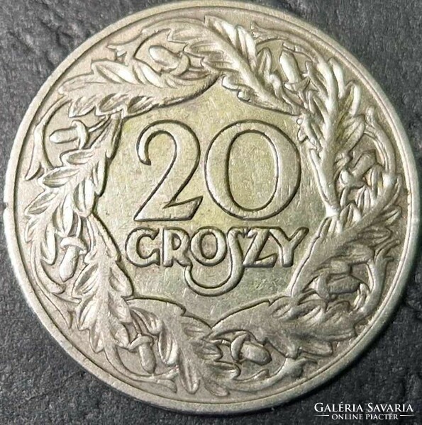 Lengyelország 20 Groszi (garas), 1923
