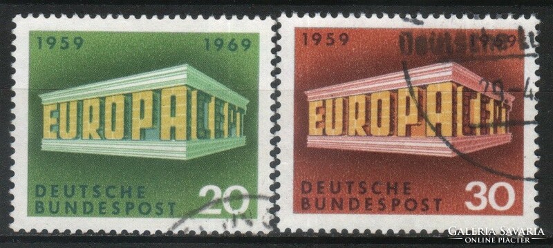 Bundes 3866 Mi 583-584     0,60 Euró