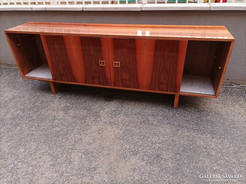 Mid century sideboard, extra long sideboard, chest of drawers, 210 cm