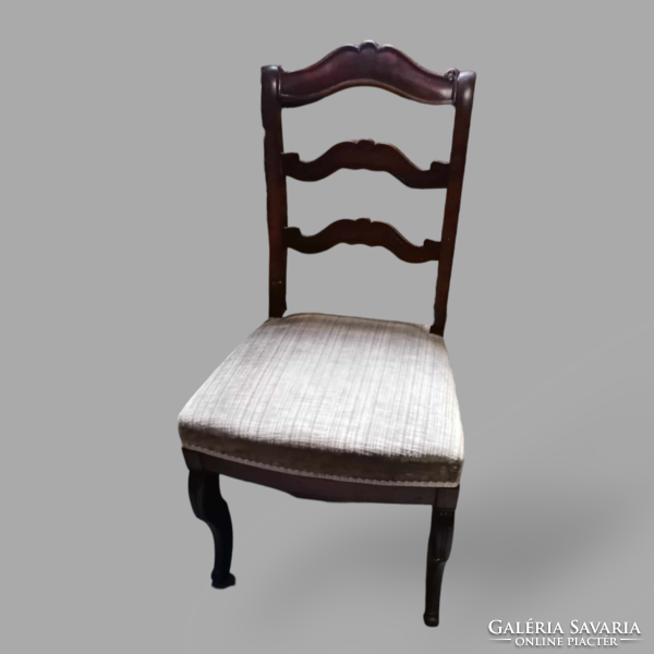 Neo-baroque mahogany chairs