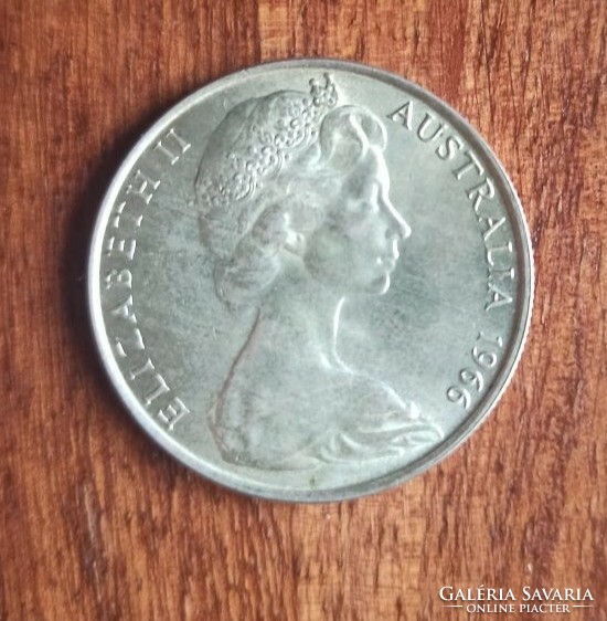 Ausztrália ezüst 50 Cent 1966 (12,88 g, 0,800, 31,2 mm)