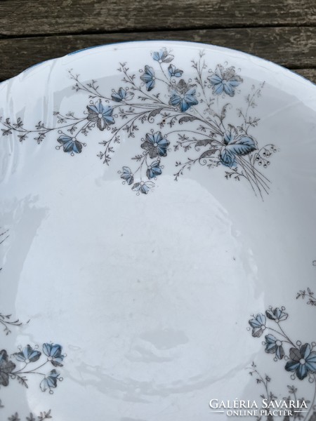 A very nice hand-painted old porcelain centerpiece with a base