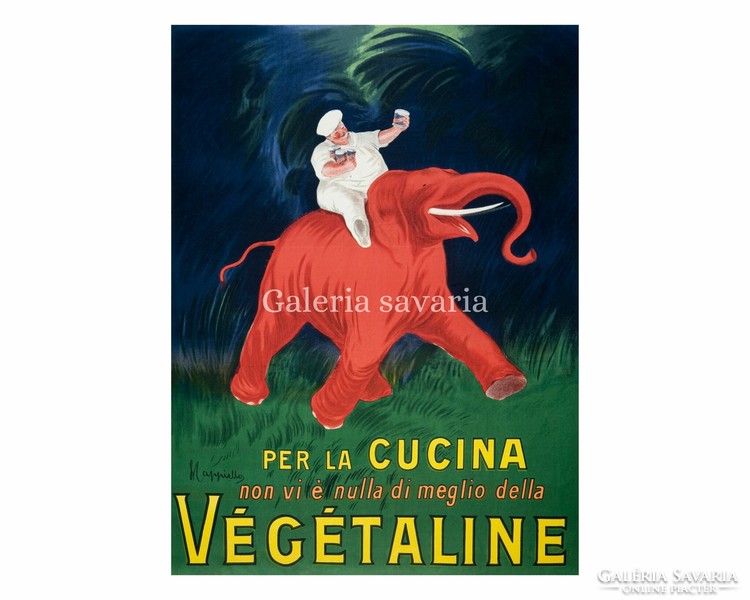 Vintage advertising poster by the Italian Leonetto Cappiello. Reproduction