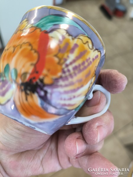 Porcelán Bavaria virágos csésze eladó!