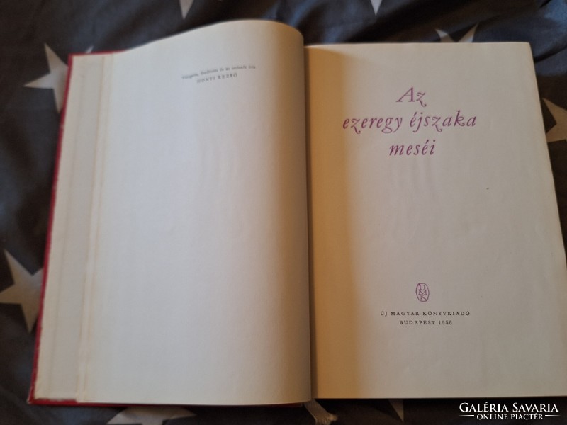 1956- nem a gyerek mesekönyv!- AZ EZEREGY ÉJSZAKA MESÉI -ÚJ MAGYAR KÖNYVKIADÓ BUDAPEST